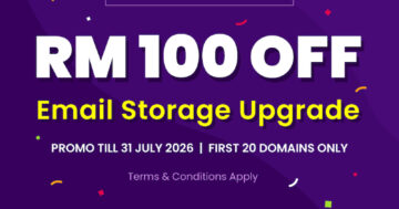 Mid-Year Promo 2026: RM100 OFF Email Storage Upgrade
